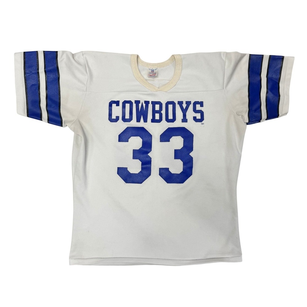 Sears 1980's Dallas Cowboys Tony Dorsett #33 Rawlings NFL Jersey Men's Large